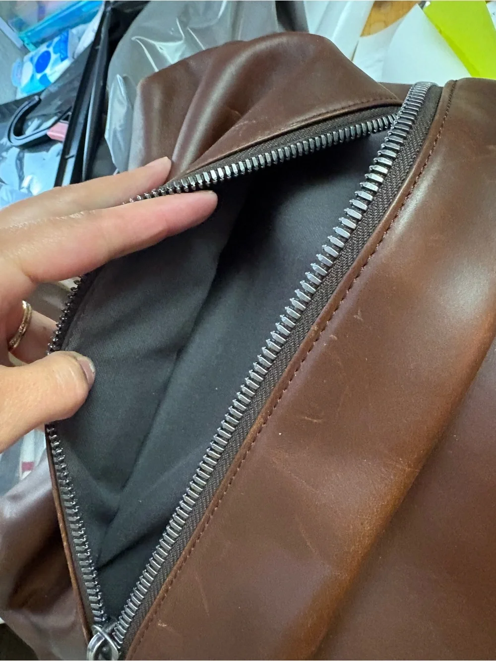 Shinola Brown Leather Backpack - Sleek Everyday Carry